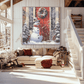 Snowman Welcome – Red Door Christmas Painting