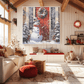 Snowman Welcome – Red Door Christmas Painting