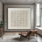Silent Linen Grid Texture Painting