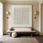Silent Linen Grid Texture Painting