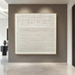 Ivory Rhythm Minimal Texture Painting