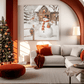 Snowman Cottage Joy – Winter Holiday Painting