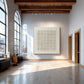Silent Linen Grid Texture Painting